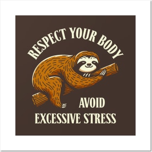 "Sloth Mode: Activate" Self-Care Shirt Posters and Art